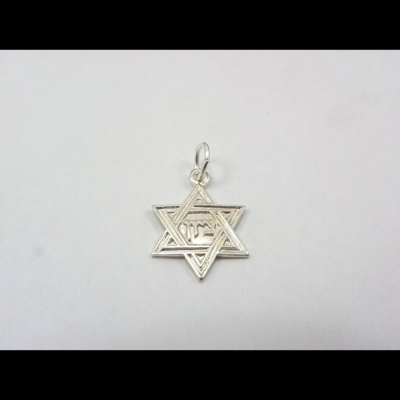 Sterling silver Star of David charm, NO chain including. - Picture 6 of 6